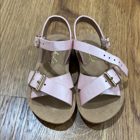 NWOT Toddler Girls Pink Sandals Size 6 - Picture 1 of 6